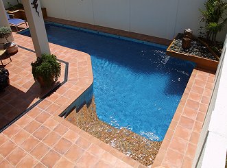 Clay Tile Pool Surround