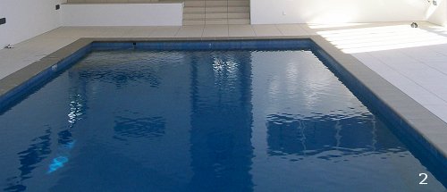 Beadcrete concrete pool